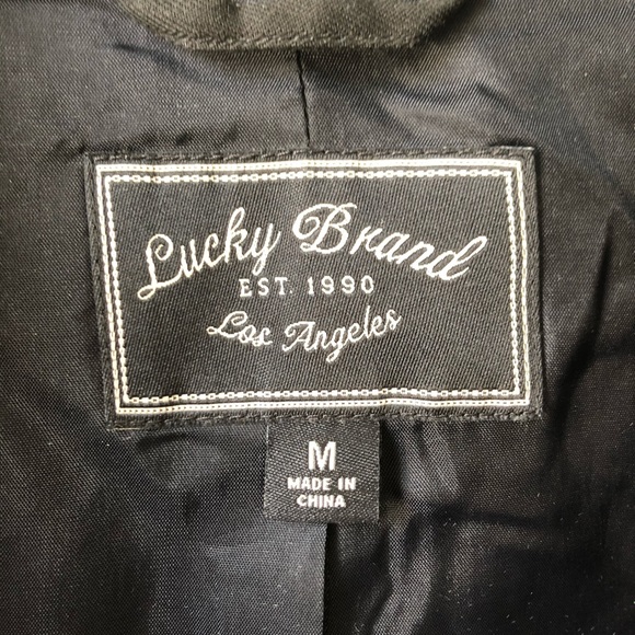 Lucky Brand Tweed Button Up Jacket Size Medium - Picture 8 of 10